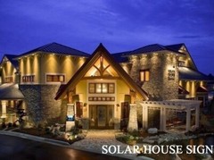 Elegant SOLAR LIGHT LED House Signs Plaques Door Numbers 1 – 9999 street Name