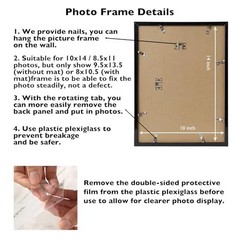 Set of 12 Black Diamond Art 10×14 Picture Frames – 30×40 Inch