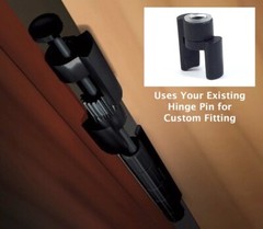 New DoorSaver 3 Door Stop in Black Finish