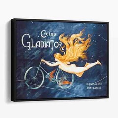 Cycles Gladiator Vintage Ad Bicycle Canvas Print Wall Art