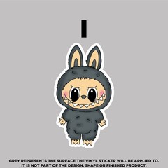 Labubu Vinyl Stickers – Waterproof, Scratch‑Proof, Dishwasher Safe Decals