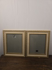 Set Of 2 Ornate Gold Wood Picture Frame W/Glass Photo Size 8 X 10″ Art Decor