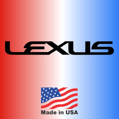 Lexus Logo Decal – Many colors available – Free Shipping