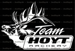 Team HOYT ARCHERY – Hunting/Outdoor Sports – Vinyl Die-Cut Peel N’ Stick Decals