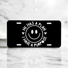 Christian Inspired License Plate. Laser Engraved, Made Of Aluminum.