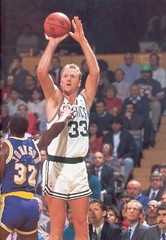 Larry Bird Celtics Basketball reprint mini poster 2 sizes available.
