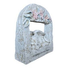 Pet Memorial Plaque 17cm Dog Cat Grave Marker Garden Stone Tribute Gift
