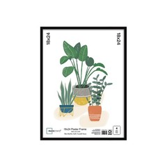 Mainstays, 18×24 Picture Frame ,Black Flat Profile Wall Photo Frame.
