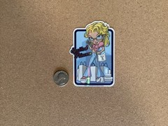 2003 Y2K ODM ZUM Brand Imports Prism Holo Girl Power Vending Sticker Lot of 15