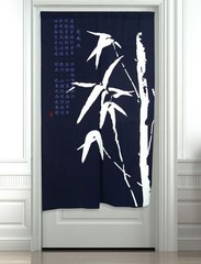 Japanese Noren Tapestry Door Curtain Bamboo calligraphy STYLE 820MM 1400MM