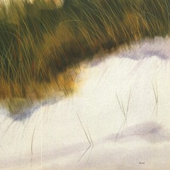 39W”x39H” DUNES by ROBERT HOLMAN – GRASS SAND BLUE BACKGROUND CHOICES of CANVAS