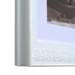 4-Pack Custom Picture Poster Frame 3-1/2″ White Victorian 16×20 24×36 1556-A1001