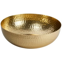 Versatile Gold Finish Bowl, 14″ – Hand Wash Only