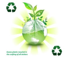 Trash Can Sticker PICK SIZE COLOR Vinyl Decal Garbage Waste Bin Symbol Recycle