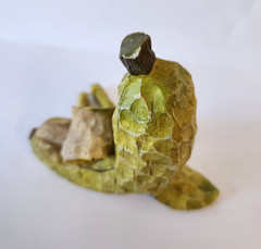 Anthropomorphic Shelf Sitter Fruit Banana Apple Pear Grapes Lot 4 Resin Figures