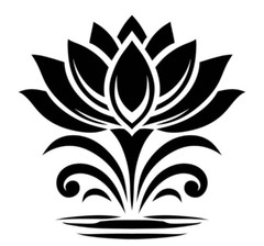 Lotus Blossom flower vinyl sticker decal – many sizes / colors available