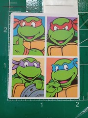 TMNT STICKER X 2×2 INCHES, VYNIL HIGH GLOSS STICKER X SMALL SIZE STICKER