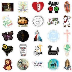 50 PCS Jesus Christianity Stickers Faith Decals Yeti Laptop Hydro Free Shipping