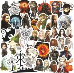 10 PCS Lord Of The Rings LOTR Movies (Unofficial) Stickers BRAND NEW
