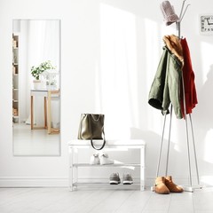 43″ x 15″ Wall Mounted Frameless Mirror Full Length Vertically or Horizontally