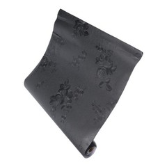 Trendy Black Floral Wallpaper Easy Installation for Instant Room Upgrade