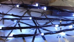 Sprig Branch Decor Willow Twig 30″h 20 LED Cool White Lights Battery Medium NIP