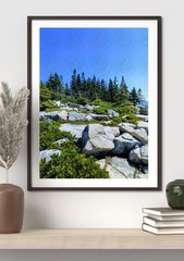 Schoodic Point, Acadia National Park, Maine USA | PhotoArt Digital File Download