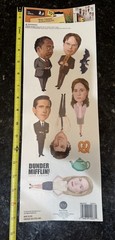 THE OFFICE 10 Wall Decals Removable & Repositional 5” Fat Head Stickers NEW
