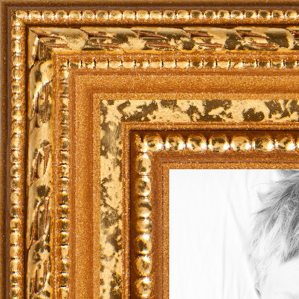 ArtToFrames 1″ Custom Poster Frame Gold Wood 4317 Large