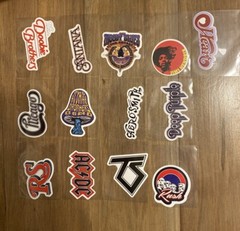 ROCK BAND DECALS STICKERS LAPTOP, GUITAR, SKATEBOARD ETC…FREE SHIPPING