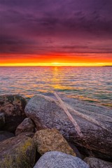 Beautiful Sunset Landscape Sky Nature Print Wall Art Home Decor – POSTER 20×30