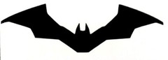 The Batman 2022 Logo Vinyl Sticker Decal home laptop choose size/color