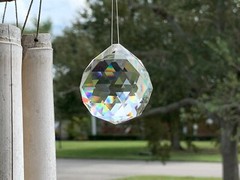 Crystal Prism Ball Globe Rainbow Maker Window Prisms Suncatcher 45mm US Seller!