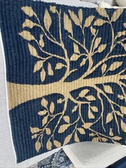 $ 175 VTG AWAOKUNA ARTISANS SUNLIT BRANCHES HANDMADE WOOL WALL HANGING PERU NEW