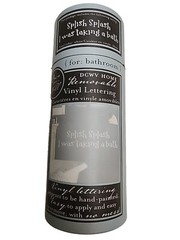 Decal’s Vinyl ART Lettering Sticker SPLISH SPLASH I WAS TAKING A BATH Bathroom