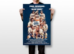 Slap Shot 1977 Drama Comedy Sports Cinema Film Movie Wall Art – POSTER 20″x30″