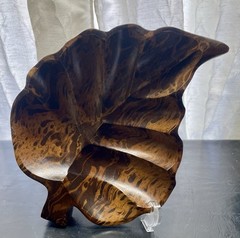 Wooden Bowl Decorative Bow, Leaf Shape