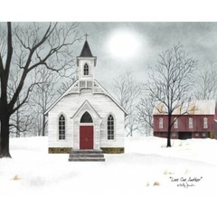 Billy Jacobs “LOVE ONE ANOTHER” 8″x10″ Canvas Print – Country Church