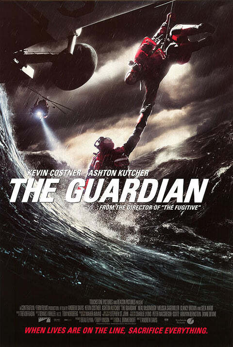 The Guardian Kevin Costner, Ashton Kutcher Movie Poster Print 17 X 12