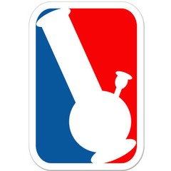 Bong Smoke Smoker car bumper sticker decal 5″ x 4″
