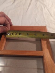 4 PHOTO WOOD FRAME Unmarked 9 1/2 X 11 1/2 Overall