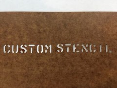 U.S Military CUSTOM MADE Oil board Stencil US Army USMC Marsh 1″ 1/2″ & 1/4″ USN