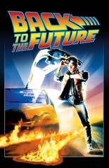 AA0443 Back to the Future By Robert Zemeckis 1985 Bordered Movie Poster 11×17