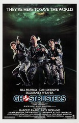 AA1597 Ghostbusters Film By Ivan Reitman 1984 Bordered Movie Poster 11×17