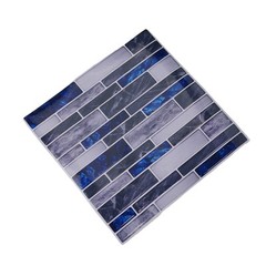 Easy Installation 3D Tile Stickers Waterproof Kitchen Bathroom Decor (10Pcs)