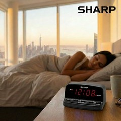 Easy to Use Digital Alarm Clock with Keyboard Controls – Perfect for All Ages
