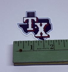 Texas “TX” State MapSticker Art Decal Vinyl USA Travel Souvenirs Journal Tc9