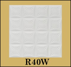 Glue Up Ceiling Tiles Easy Installation R40W SALE