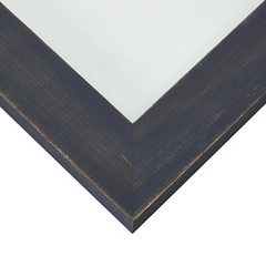 Craig Frames Jasper, 1.5″ Distressed Rustic Weathered Country Blue Picture Frame