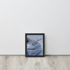 Porsche GT3 RS Art Framed Premium photo paper poster
